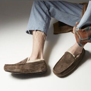 NWOT UGG Men's Ascot Slipper Shoe Exppresso Bean Brown Size 10